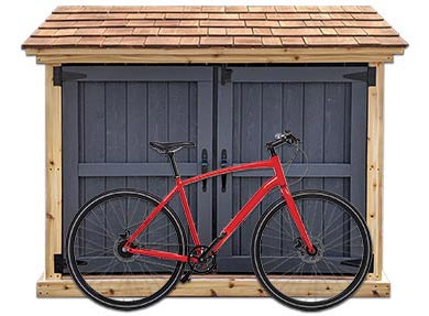 flat pack bike shed